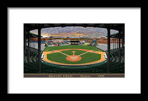 Braves Field 1928 - Framed Print