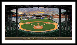 Braves Field 1928 - Framed Print