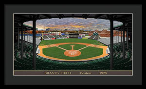 Braves Field 1928 - Framed Print