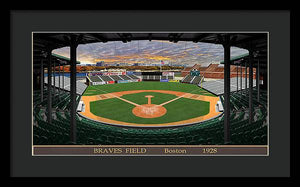 Braves Field 1928 - Framed Print