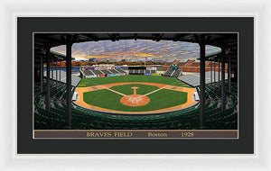 Braves Field 1928 - Framed Print