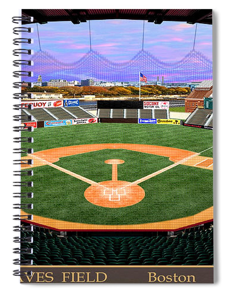 Braves Field 1928 - Spiral Notebook