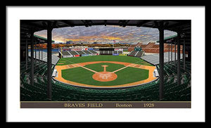 Braves Field 1928 - Framed Print