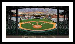 Braves Field 1928 - Framed Print