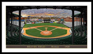 Braves Field 1928 - Framed Print