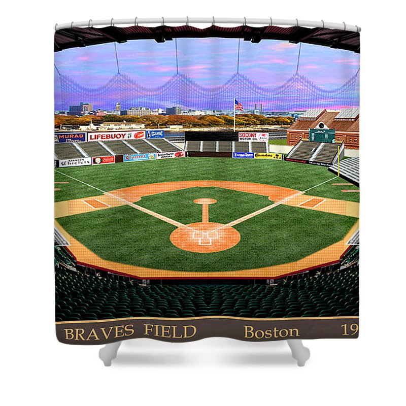 Braves Field 1928 - Shower Curtain