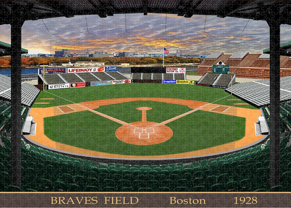 Braves Field 1928 - Puzzle – classicballpark.com