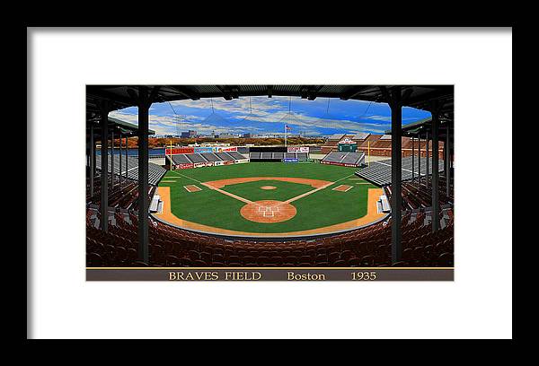 Braves Field 1935 - Framed Print