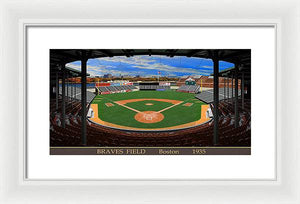 Braves Field 1935 - Framed Print