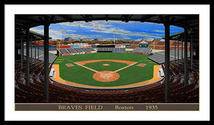 Braves Field 1935 - Framed Print