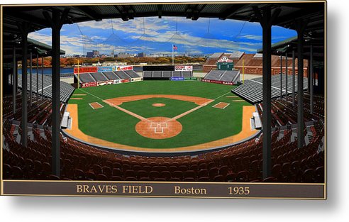 Braves Field 1935 - Metal Print