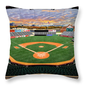 Braves Field 1935 - Throw Pillow