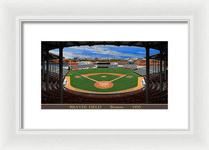 Braves Field 1935 - Framed Print