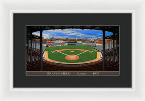 Braves Field 1935 - Framed Print