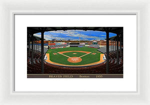 Braves Field 1935 - Framed Print