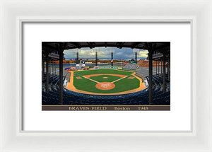 Braves Field 1948 - Framed Print