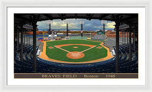 Braves Field 1948 - Framed Print