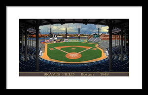 Braves Field 1948 - Framed Print