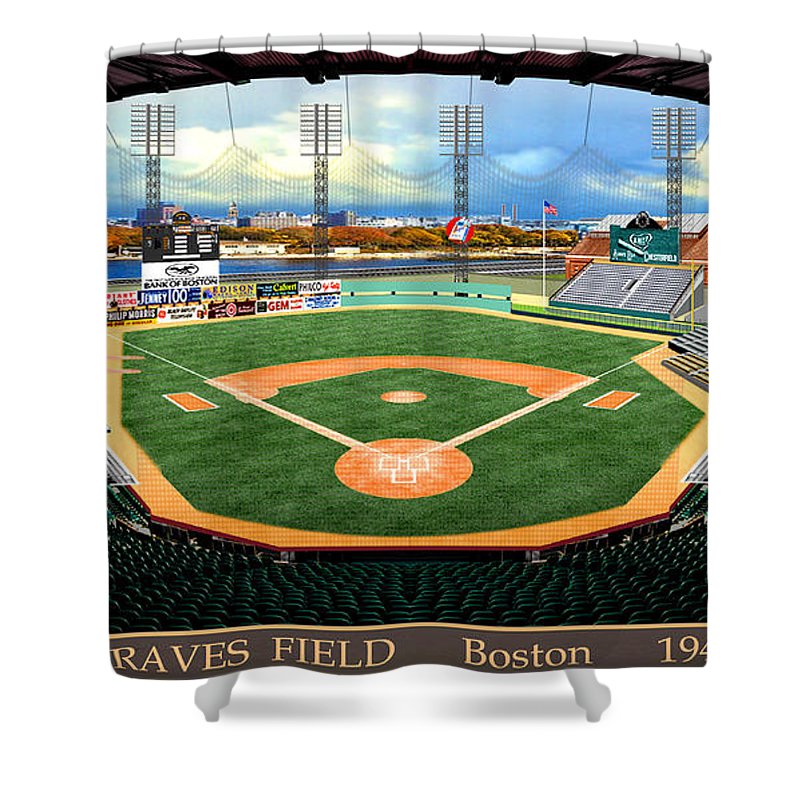 Braves Field 1948 - Shower Curtain