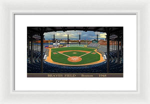 Braves Field 1948 - Framed Print