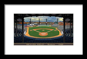 Braves Field 1948 - Framed Print