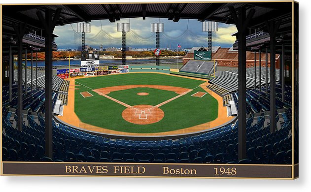 Braves Field 1948 - Acrylic Print