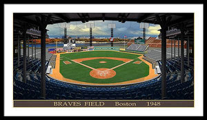 Braves Field 1948 - Framed Print