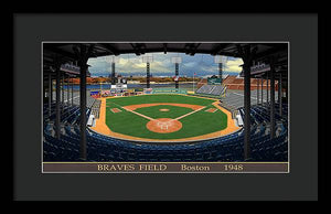 Braves Field 1948 - Framed Print