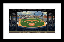 Load image into Gallery viewer, Braves Field 1948 - Framed Print
