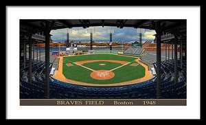 Braves Field 1948 - Framed Print