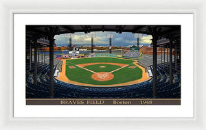 Braves Field 1948 - Framed Print