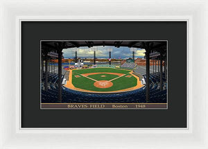 Braves Field 1948 - Framed Print