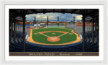 Load image into Gallery viewer, Braves Field 1948 - Framed Print
