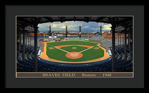 Braves Field 1948 - Framed Print