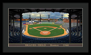 Braves Field 1948 - Framed Print