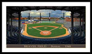 Braves Field 1948 - Framed Print