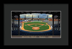 Braves Field 1948 - Framed Print