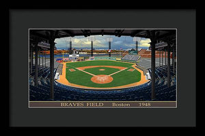 Braves Field 1948 - Framed Print