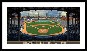 Braves Field 1948 - Framed Print