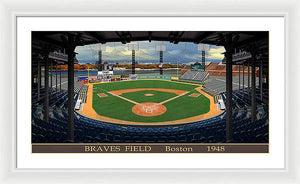 Braves Field 1948 - Framed Print