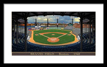 Load image into Gallery viewer, Braves Field 1948 - Framed Print
