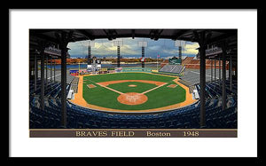 Braves Field 1948 - Framed Print