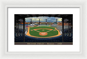 Braves Field 1948 - Framed Print