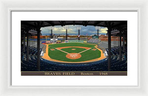 Braves Field 1948 - Framed Print