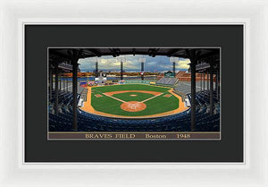 Braves Field 1948 - Framed Print