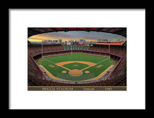 Load image into Gallery viewer, Briggs Stadium 1940 - Framed Print
