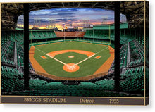 Load image into Gallery viewer, Briggs Stadium 1955 - Canvas Print
