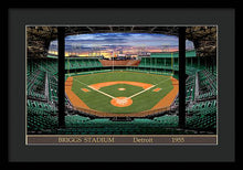 Load image into Gallery viewer, Briggs Stadium 1955 - Framed Print
