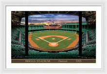 Load image into Gallery viewer, Briggs Stadium 1955 - Framed Print
