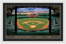 Load image into Gallery viewer, Briggs Stadium 1955 - Framed Print
